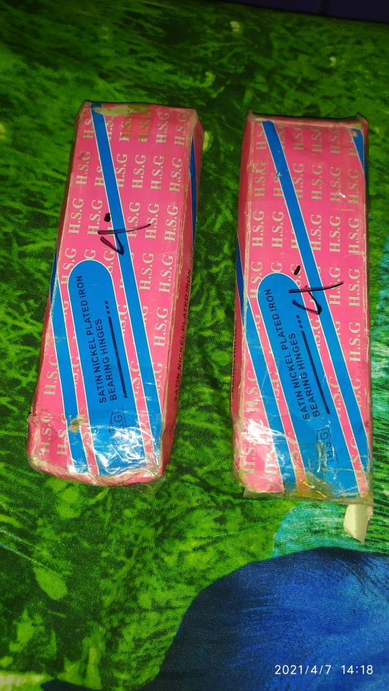 Engsel Pintu 4 Inch Silver Satin Grt