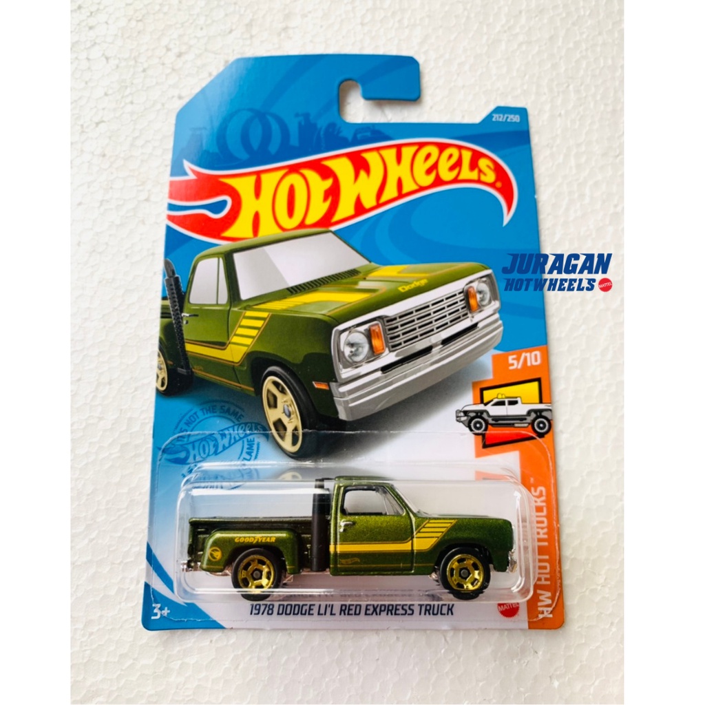 HOTWHEELS HOT WHEELS 1978 DODGE LI'L EXPRESS TRUCK PICKUP HIJAU TREASURE HUNT HW LOT M 2021 DIECAST