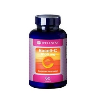 WELLNESS EXCELL C 1000 MG VITAMIN C 60 TABLET BPOM