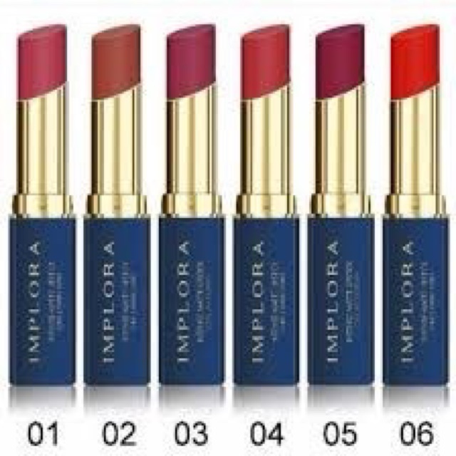 ❤ Ayushopa ❤ Implora (✔️Bpom) Intense Matte Lipstick Long Lasting Finish  Lipstik Mate Implora