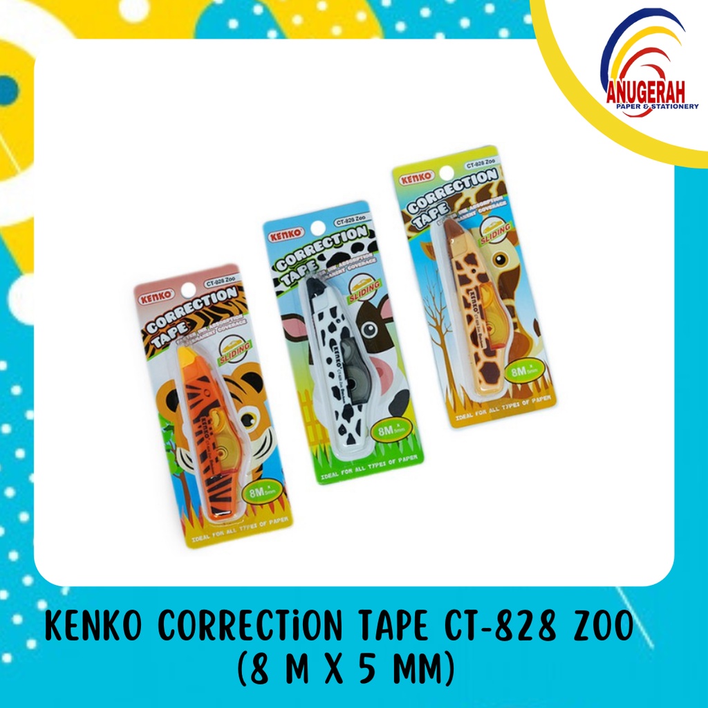 

Kenko Correction Tape CT-828 ZOO (8 M x 5 MM) (PCS)