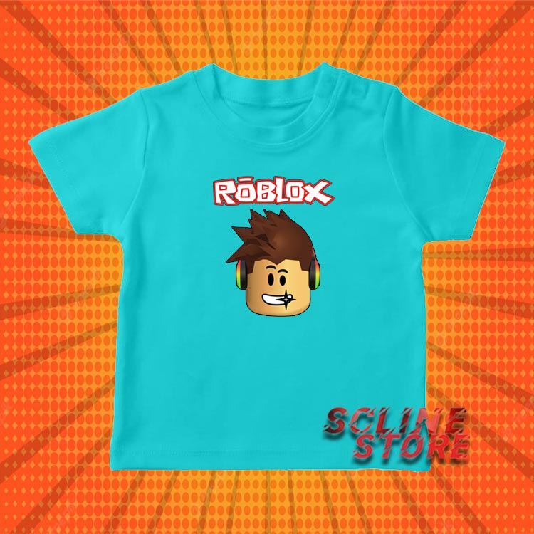 BAJU KAOS ANAK Roblox Head Lego