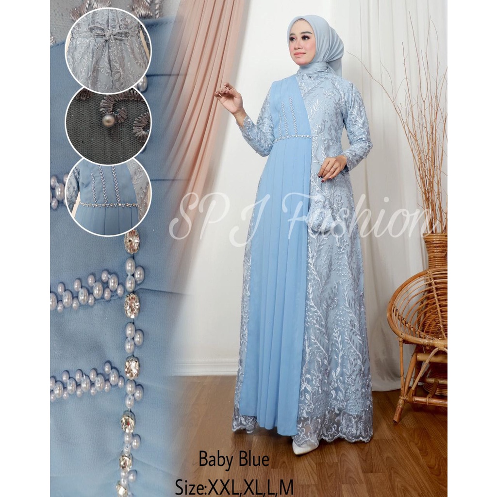 NEW ARRIVAL TOP GAMIS MODERN BY SPJ FASHION/GAMIS LAMARAN/GAMIS PESTA/GAMIS MUSLIMAH/GAMIS SELENDANG MODERN KEKINIAN/BEST SELLER GAMIS NOW