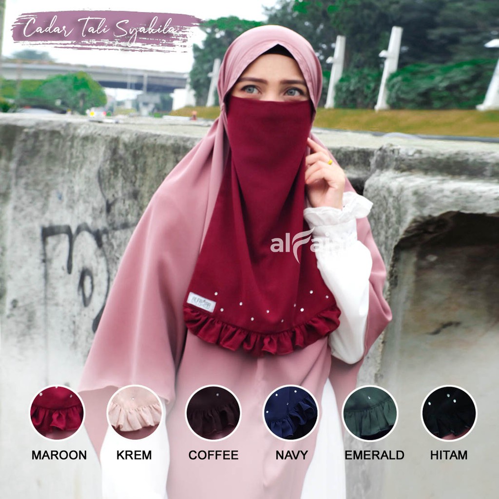 CADAR NIQOB TALI Dua Layer Syakila by Alfajar