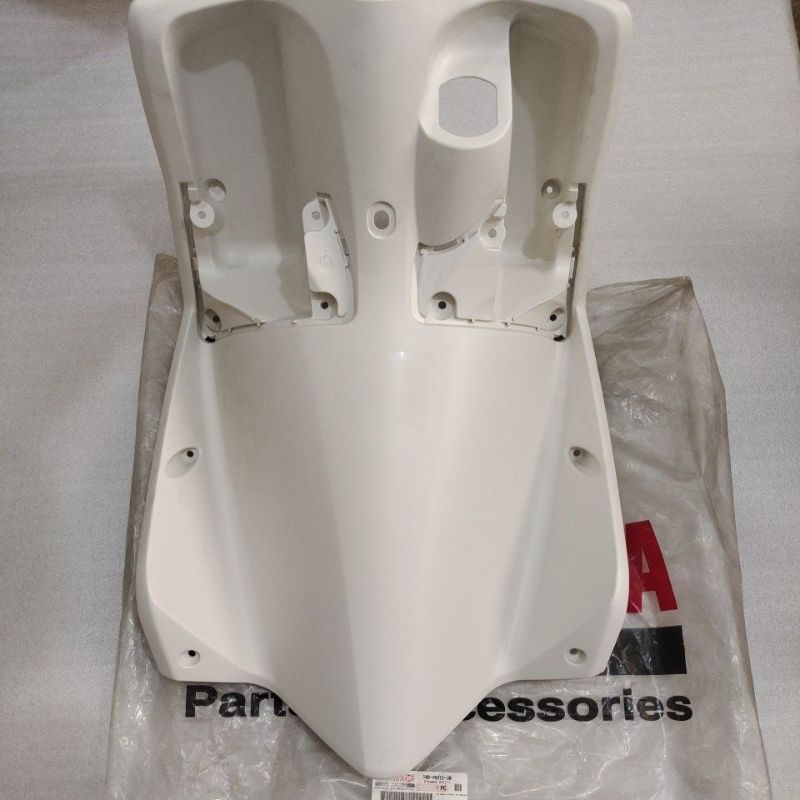 Cover Dek Kontak Legshield 2 Leksil Panel Inner warna PUTIH (SW) Yamaha Mio Soul Original 14D-F8312-