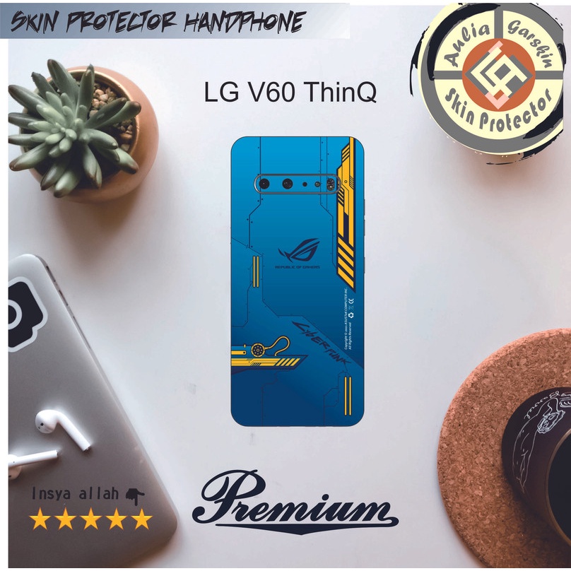 Dapat 2pcs Garskin HP LG V60 ThinQ Motif www - Free Custom Motif Via Chat