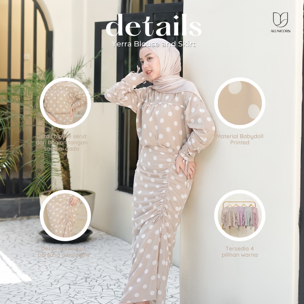 Alunicorn - Yerra Set - Blouse - Skirt-3