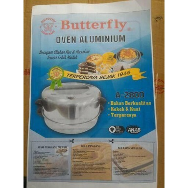 Oven | Baking Pan Listrik Buterfly + Termometer