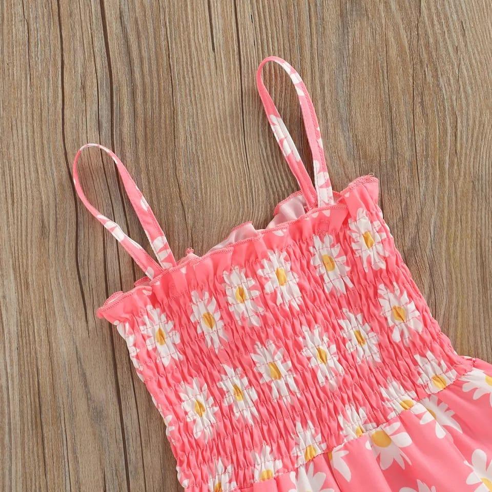 BEFAST - ZTL OOTD Jumpsuit Anak MALIHA / Jumpsuit anak Rocca / Jumpsuit Anak Perempuan Motif Bunga-Bunga / Jumpsuit Tanpa Lengan / Fashion Anak-Anak Perempuan Casual / Pakaian Tidur