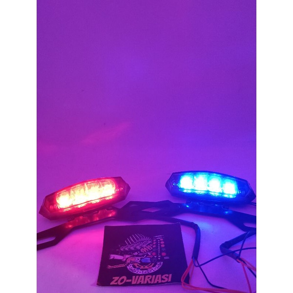 Lampu stop plus sein custom mini motor sport RXKING