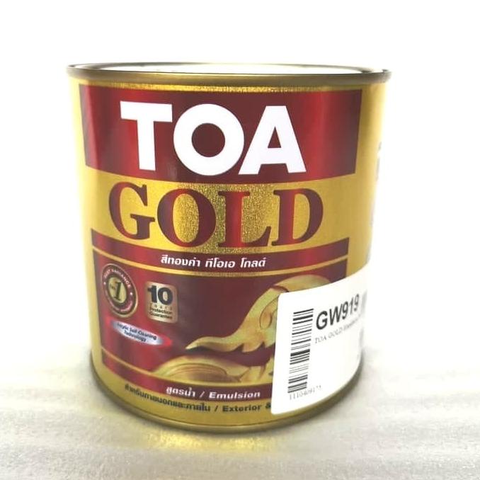 TOA CAT TEMBOK GOLD PAINT EMAS 0,946 LITER CAT KUBAH WARNA MAS 0,946L
