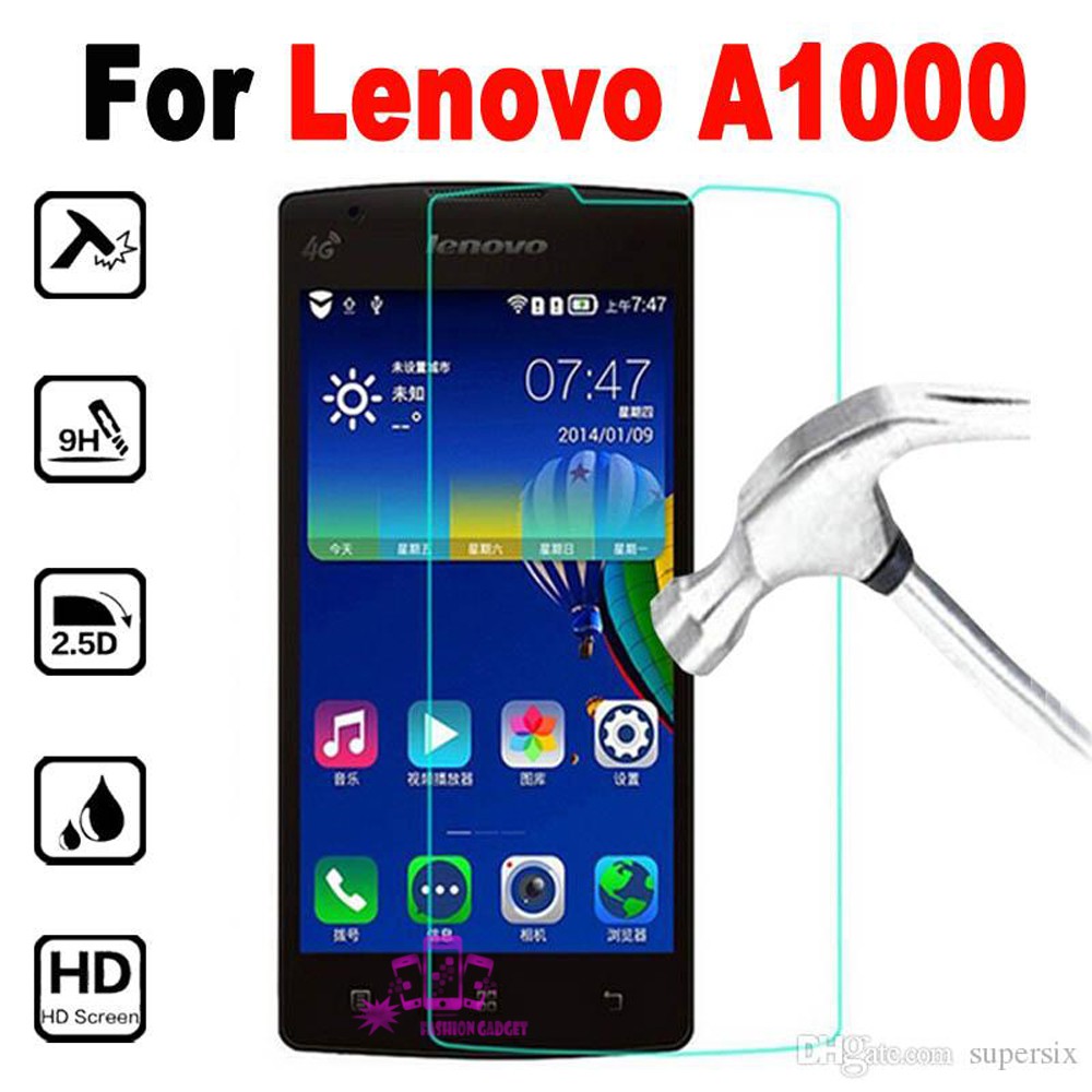 TEMPERED GLASS LENOVO A1000 / LENOVO A6000 / LENOVO 6600 / LENOVO A2010 ANTI GORES KACA TEMPER GLASS CLEAR