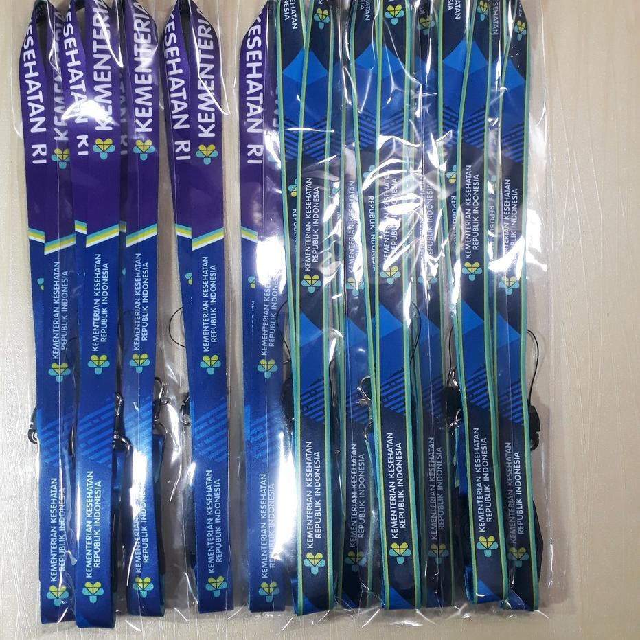 

[KODE BARANG 857] KEMENKES RI Lanyard Gantungan ID Card , StrapHP, Flashdisk,Kunci
