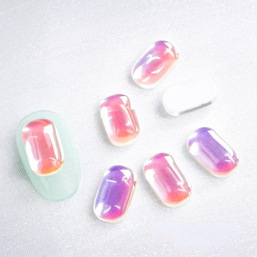 Mxbeauty Charms Aurora Es Batu 3D Bahan Resin Untuk Dekorasi Nail Art