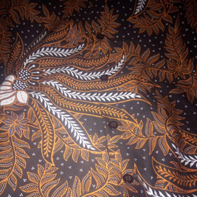 Batik Pria Kemeja Batik Slim Fit Modern Lengan Panjang Corak Motif Unik Colin Dion - Cdl 158