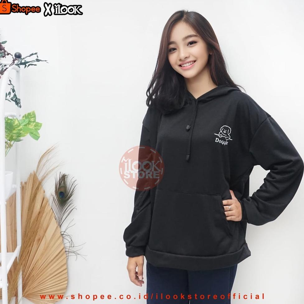 6J0 ilook | Hoodie Jumper Doggie | Sweater Hoodie Pria dan Wanita Fit to XL