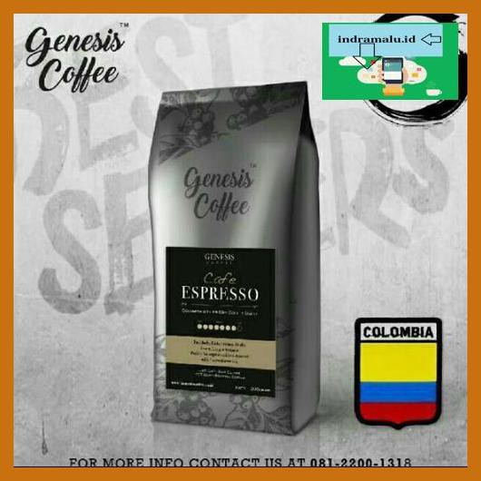 

Tytr7S6- Genesis Coffee Cafe Espresso - Arabica Colombia Indonesia Coffee Blend - Biji Re7Rti8-