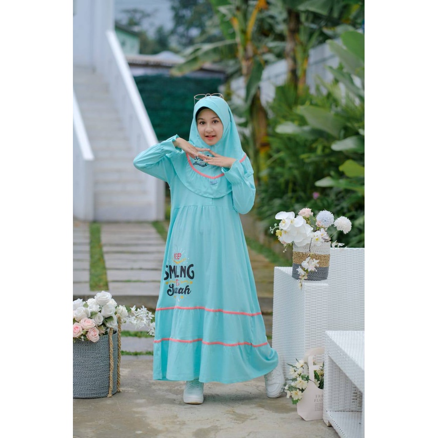 Gamis anak Set Gamis Alisha by Mini Dolphin