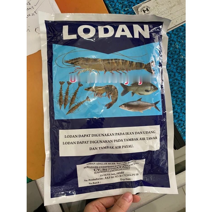 Lodan 500gr mempercepat pertumbuhan ikan udang tambak RIO