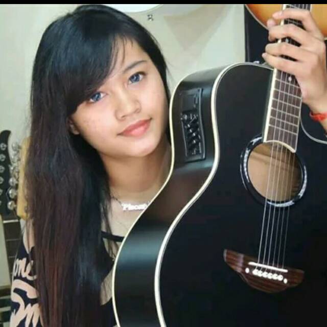 GITAR YAMAHA APX HITAM ( AKUSTIK ELEKTRIK )