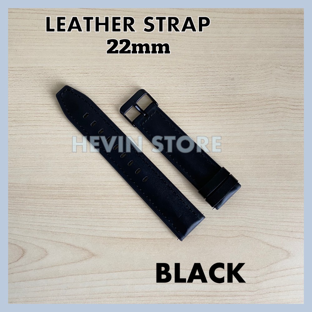 LEMFO WATCH STRAP Head Layer Cowhide &amp; Silicon 22mm Quick Release