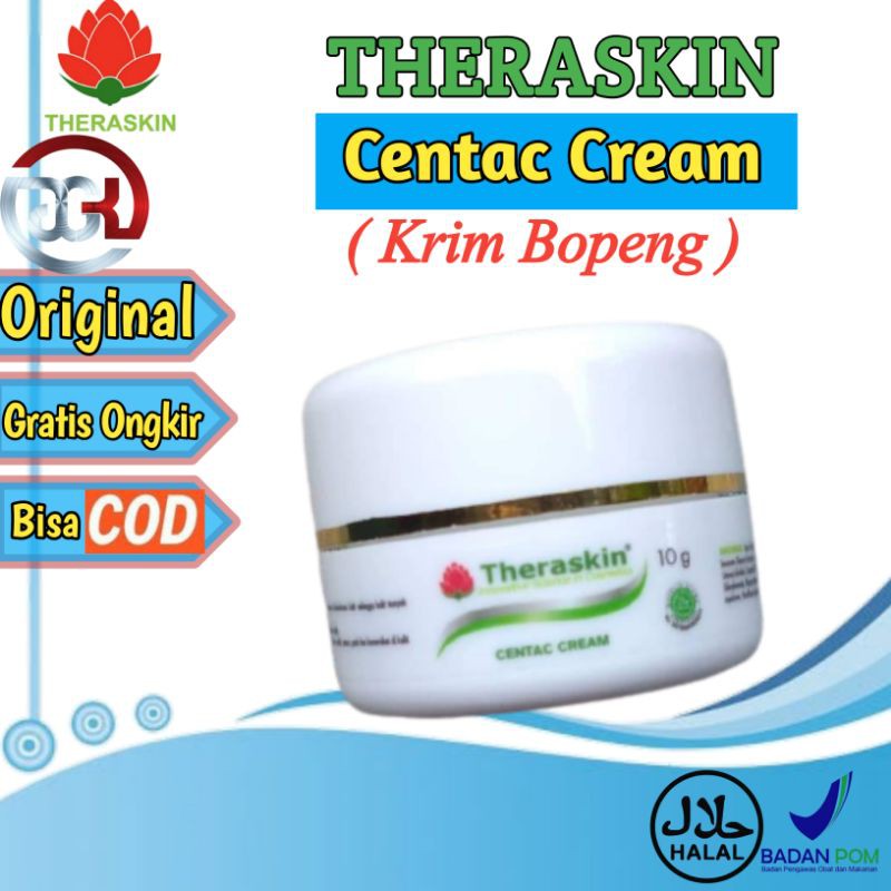 cream wajah bopeng acne scar | krim bopeng ampuh | centac cream theraskin