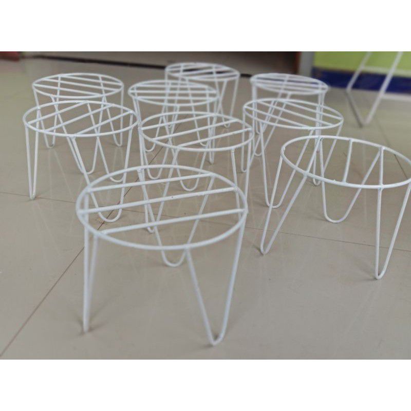 Standing rak pot jengkok tinggi 30 cm diameter 40cm