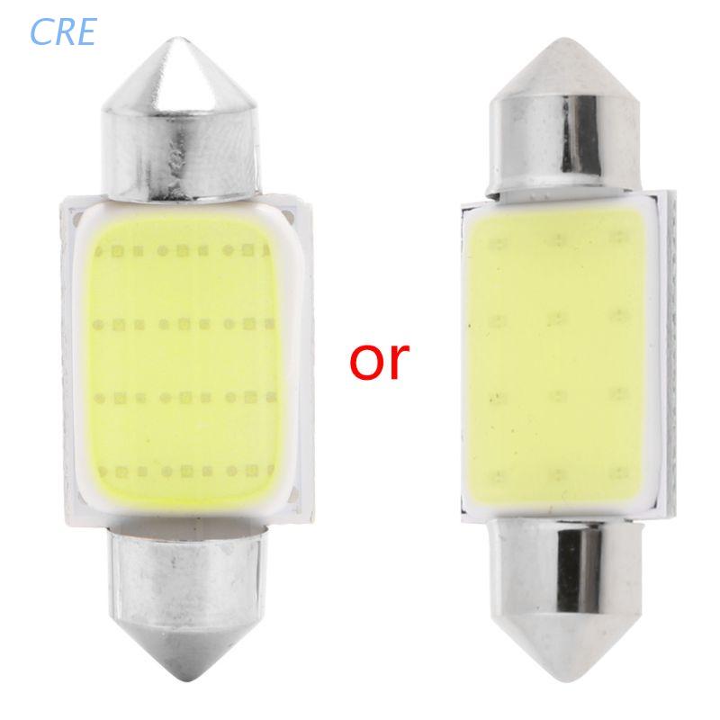 Cre Bohlam LED COB PLASMA 36mm CAN BUS C5W SMD Warna Putih Untuk Interior Mobil