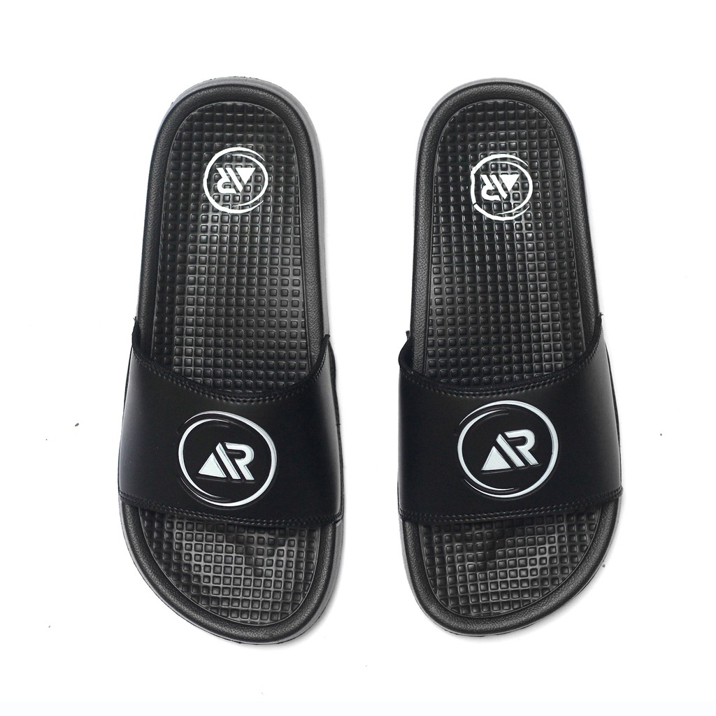 Sandal Slide Pria Hitam Putih All Varian Brand High Quality Material Karet 39 40 41 42 43