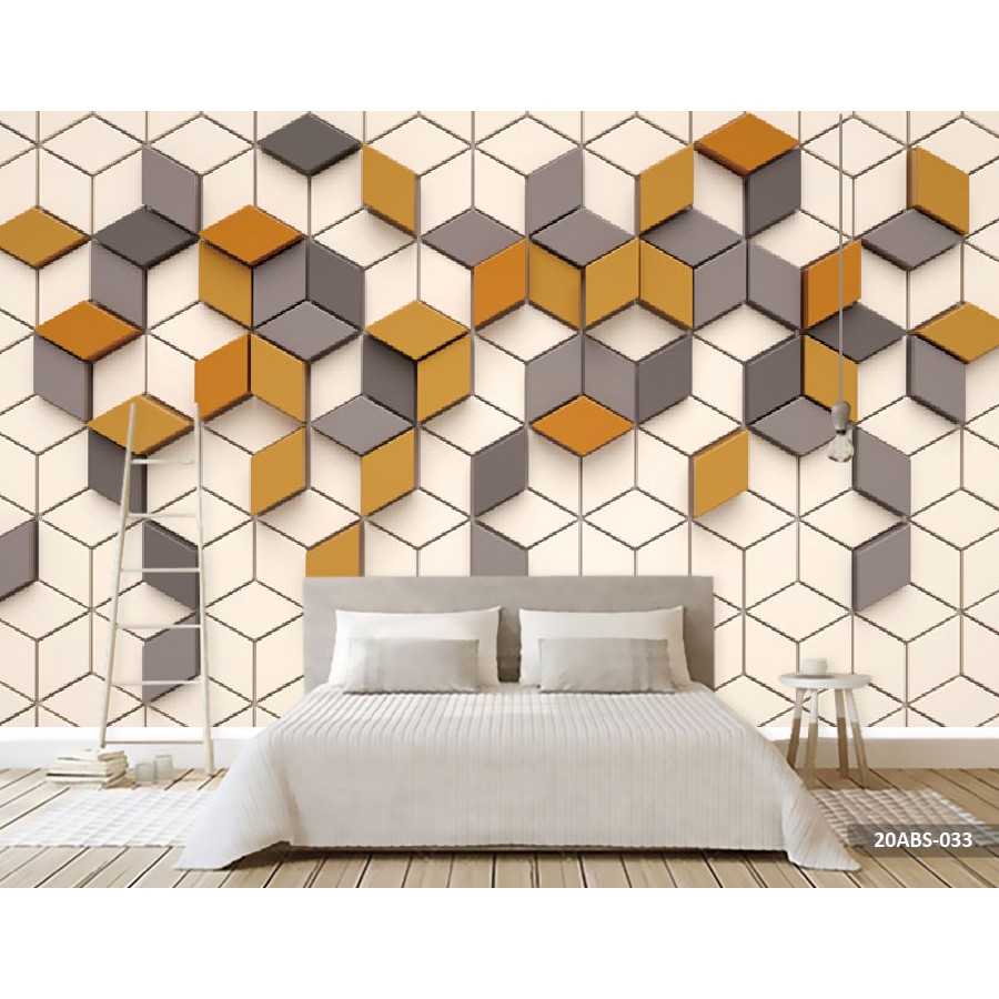 Jual Wallpaper Dinding 3D Custom Murah Berkualitas Gambar Motif Abstrak