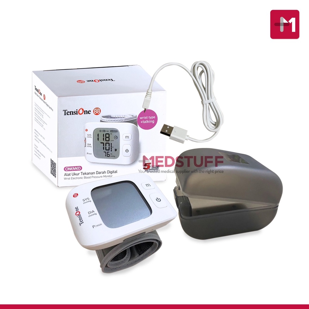 TensiOne 88 Wrist Tensimeter Digital Pergelangan Tangan Tensi Onemed