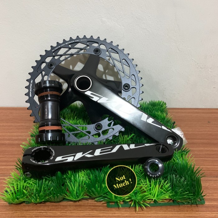 Crankset Hollowtech 2 Skeace Spider 49T Fixie Black