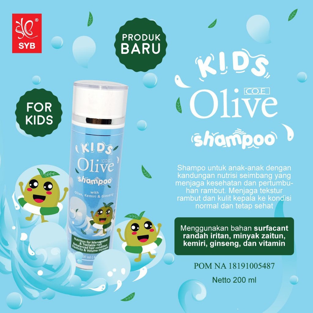 COE SYB OLIVE SAMPO ANAK - OLIVE SHAMPOO KIDS COE BPOM