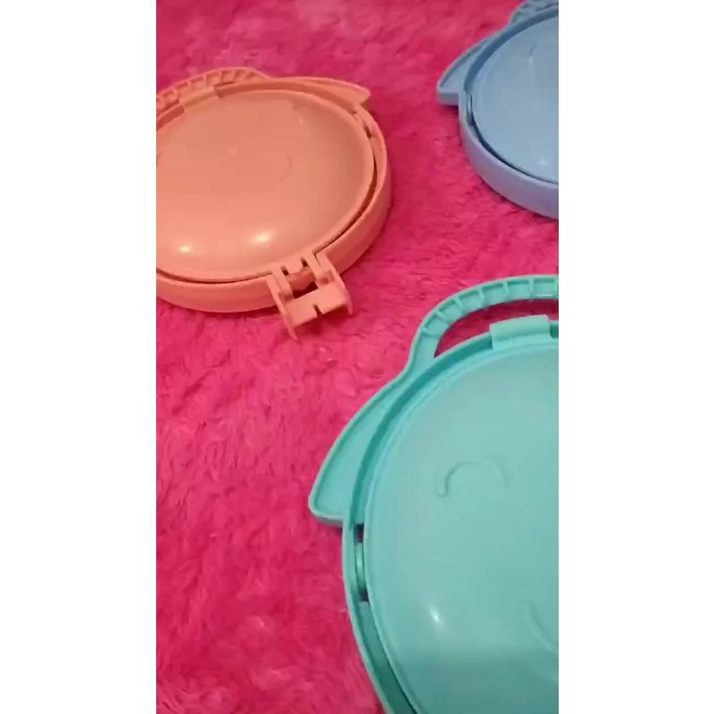 Tempat buah lipat / tempat snack / tempat makanan portable