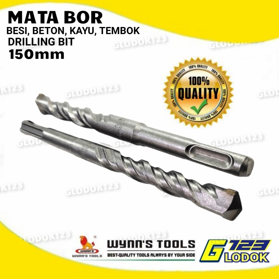 Mata Bor Besi Beton Tembok Kayu 6mm 8mm 10mm 12mm 14mm 16mm Drill