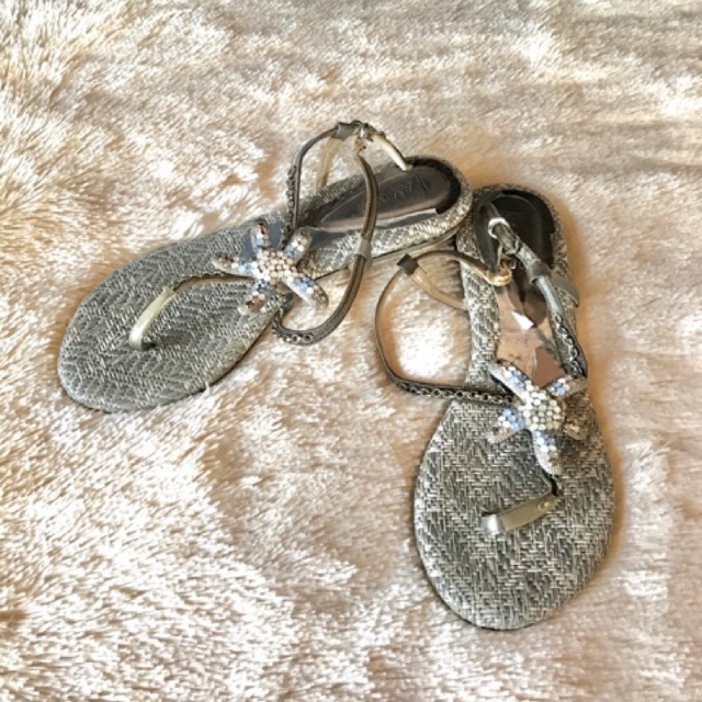Aveda wedding shoes preloved with swarovski ori bekas second rotelli