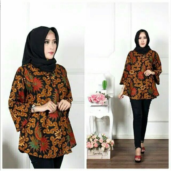Bluss Batik Asthia / Atasan Batik / Batik Asli Jogja / Baju Batik Mewah