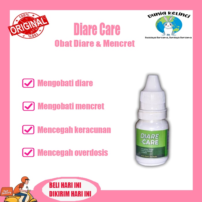 obat diare kucing DIARE CARE obat mencret kucing