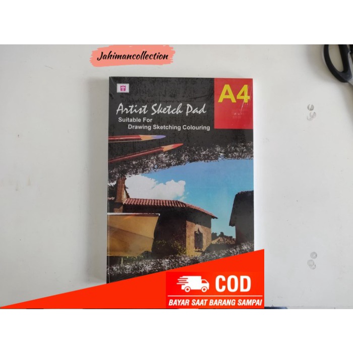 

✨ BISA COD ✨ GOJEK- 24 Tiara Buku Sketch Pad A4 50 Lembar 150 Gr- Sketsa Book Lukis - Jilid Lem