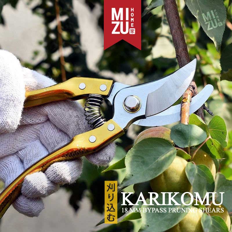 MIZU KARIKOMU Bypass Pruning Shears Gunting Taman Gunting Stek Bonsai Dahan Ranting Pohon