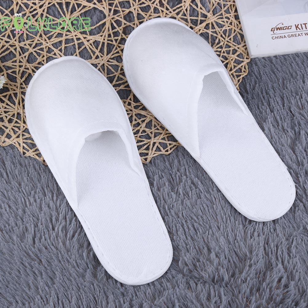 1 Pair Breathable Disposable Slippers Hotel Slippers SPA Slipper Summer Shoes RS