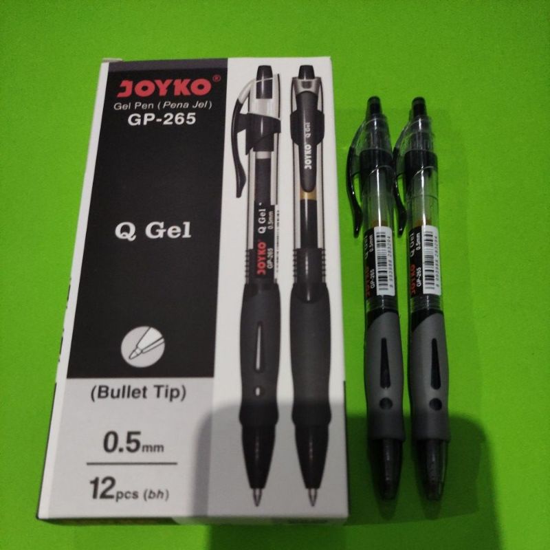 

RK Pulpen Ballpoint Joyko Q Gel GP-265 per Pak isi 12