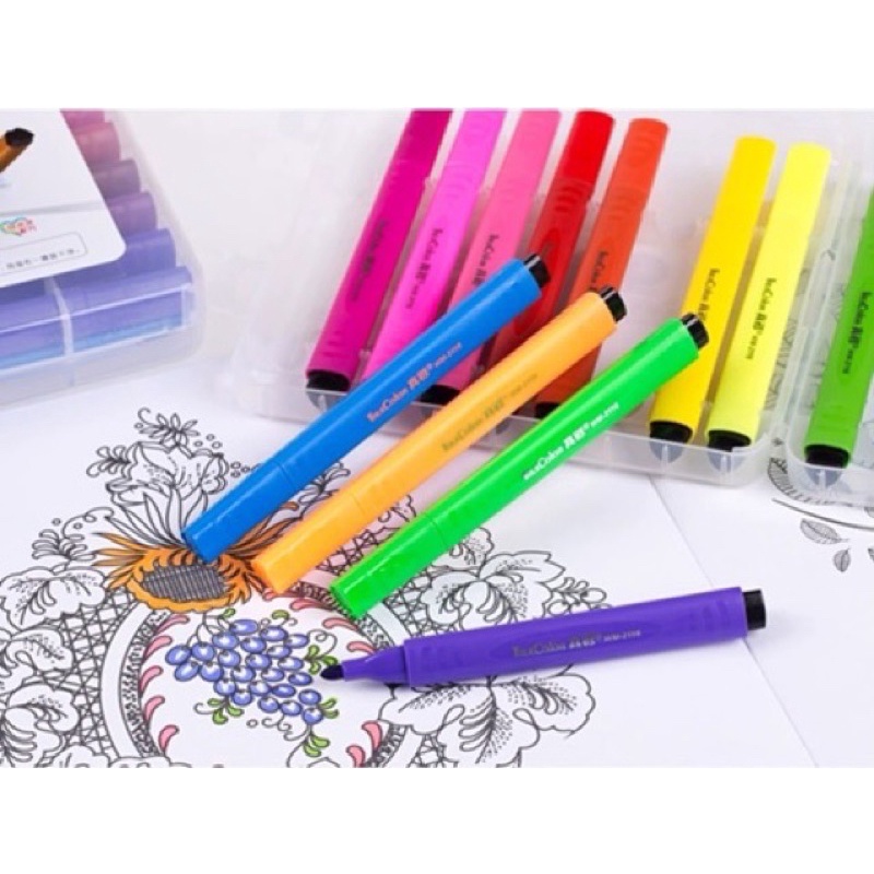 Washable marker - spidol bisa dicuci - non permanent marker