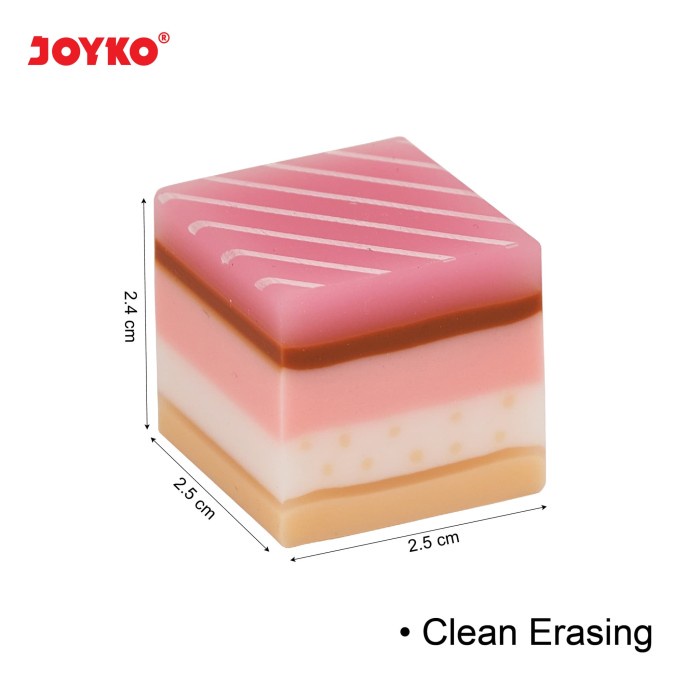

Eraser Penghapus Joyko ER-117 1 Set 4 Pcs