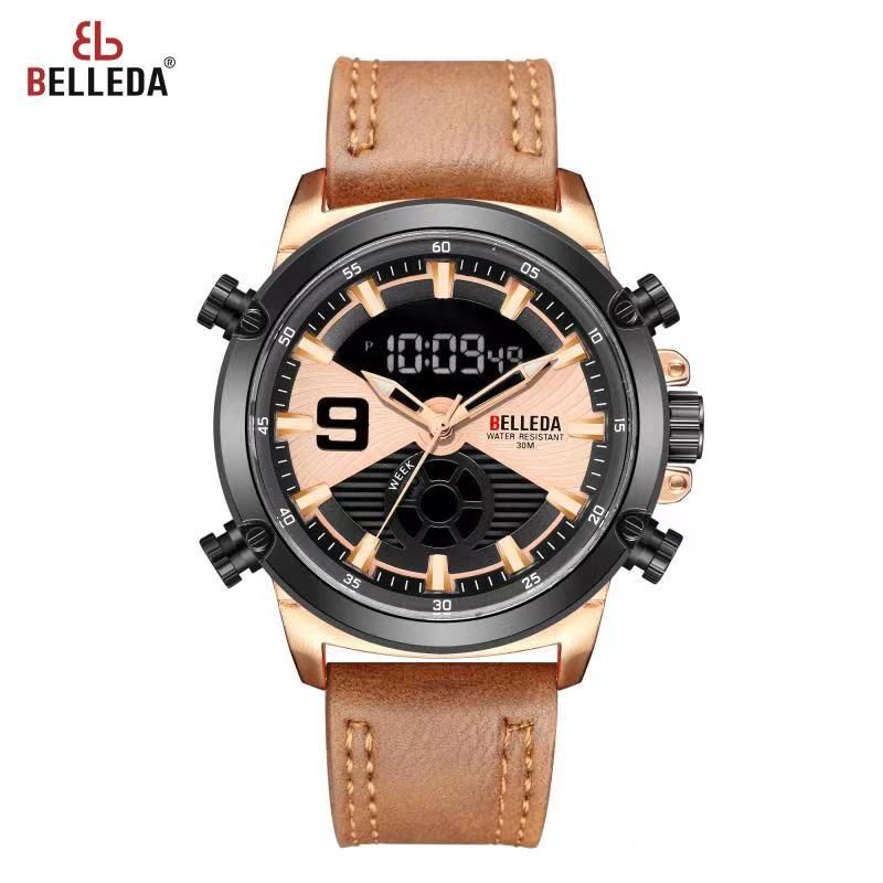 COD Jam Tangan Belleda 9123 Original Belleda 100% Tahan Air Belleda Watch's Jam Tangan Belleda Kulit