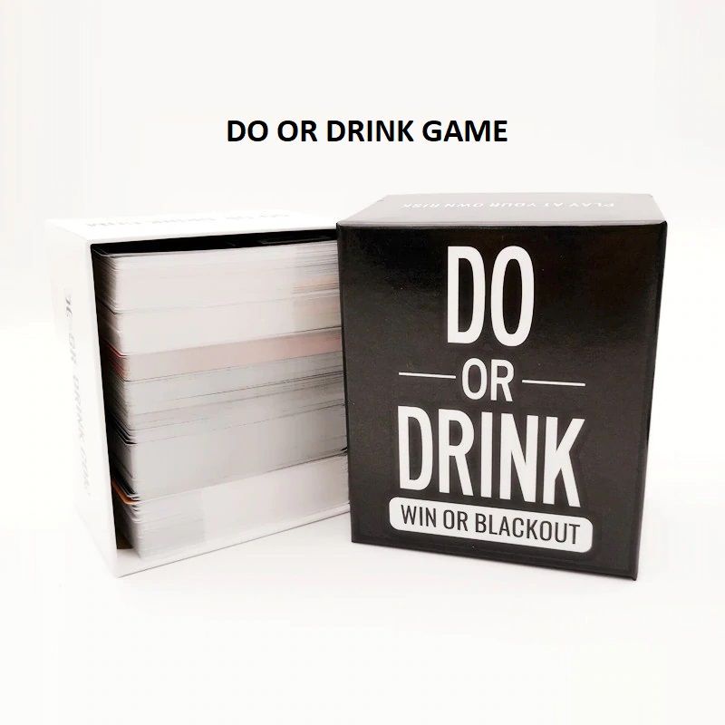 do or drink (win or blackout) board game