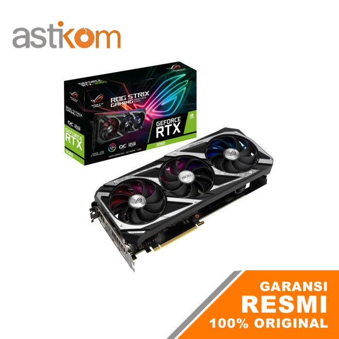 VGA ASUS ROG STRIX Gaming RTX 3060 OC 12GB V2 RTX3060 ROG STRIX