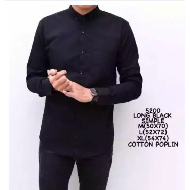 Baju Kerja Pria Polos Slimfit / Kemeja Pria Lengan Panjang Terlaris Terbaru Terpopuler kualitas distro / kemeja kasual