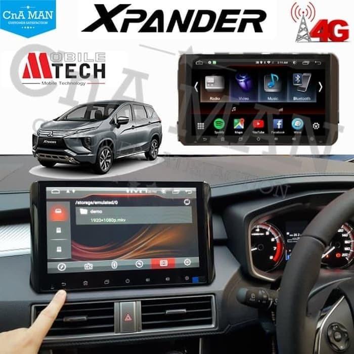 Tv Double Din Wifi 10 Inch Mtech Mobil Xpander Grand Livina