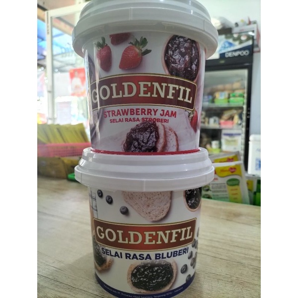 

goldenfill selai stroberi dan bluberi 1kg